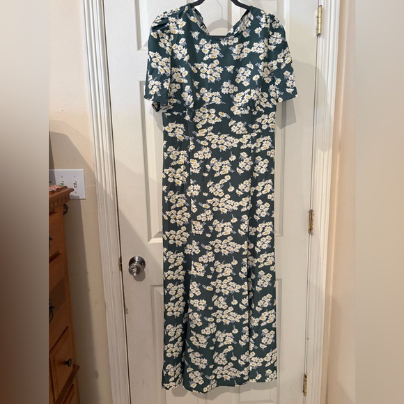 RIHOAS Green Floral Midi Dress - Picture 2 of 3